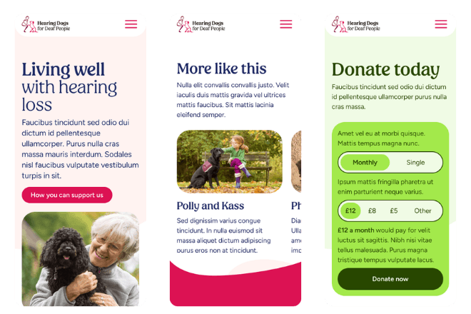 Hearing Dogs Interfaces