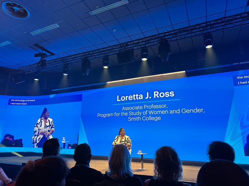 Loretta J Ross On Stage At IFC